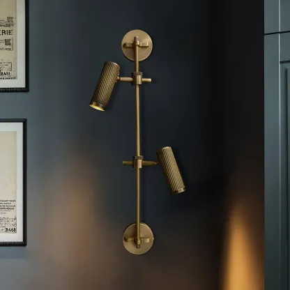 Edge Modern Industrial Metal Wall Light Bedroom Living Room