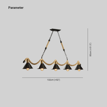 Epoch Vintage LED Zwarte Hanglampen Metaal Eetkamer/Café