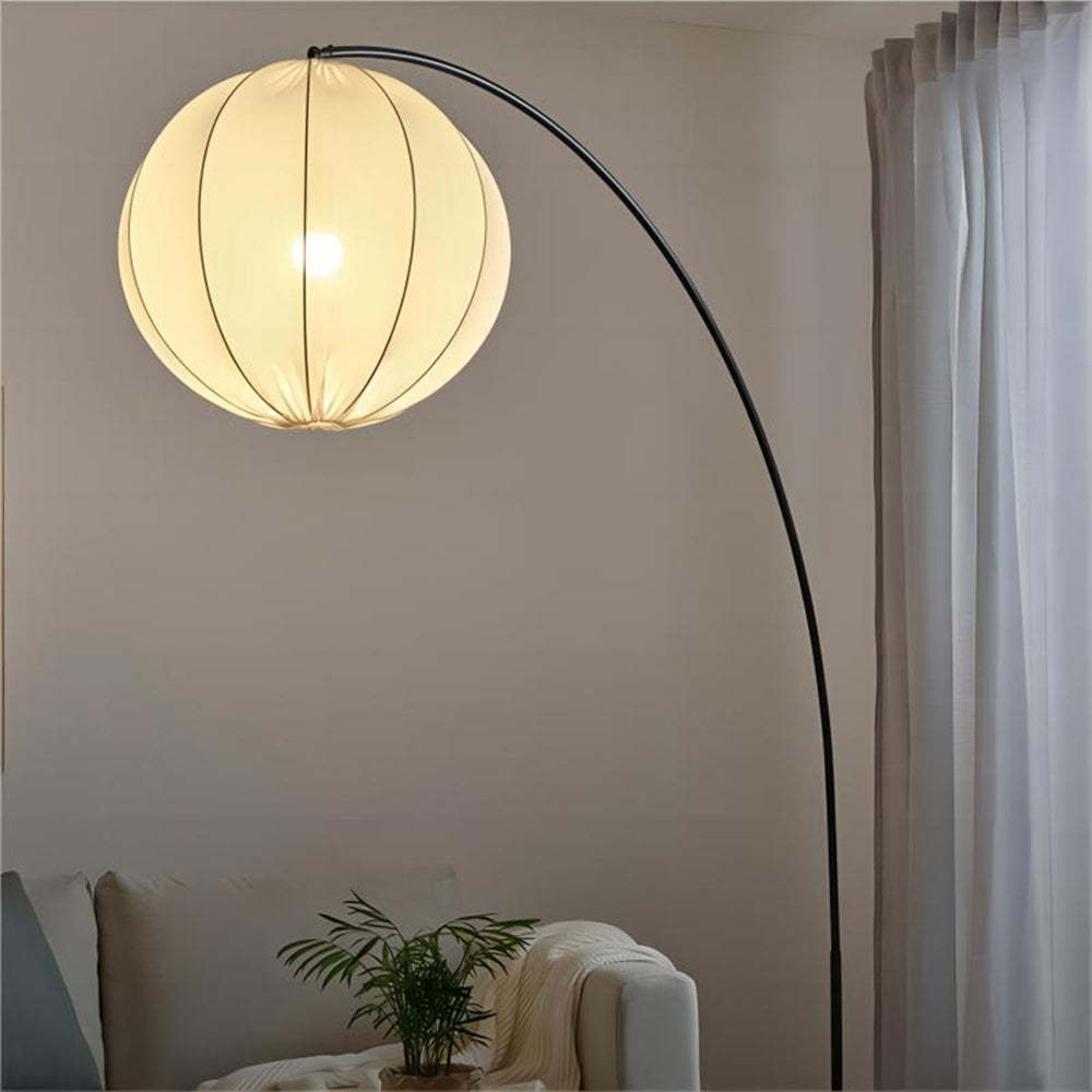 Renée Moderne Minimalistische Bolvormige Hanglamp Wit Metalen/Stof Slaapkamer/Woonkamer