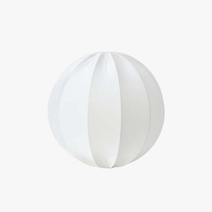 Renée Moderne Minimalistische Bolvormige Hanglamp Wit Metalen/Stof Slaapkamer/Woonkamer