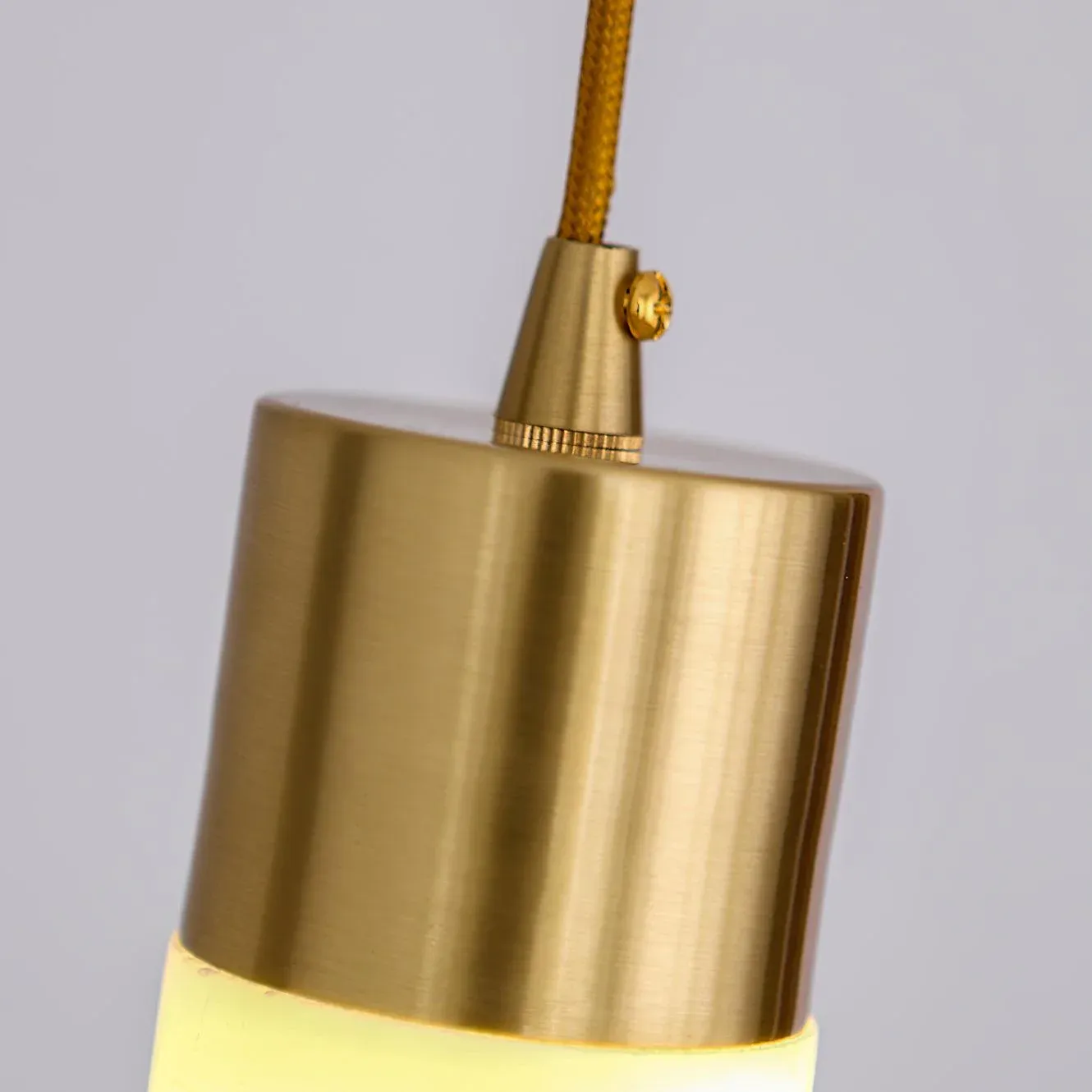 Hailie Modern Brass Resin Pendant Light Living Room Bedroom Bathroom