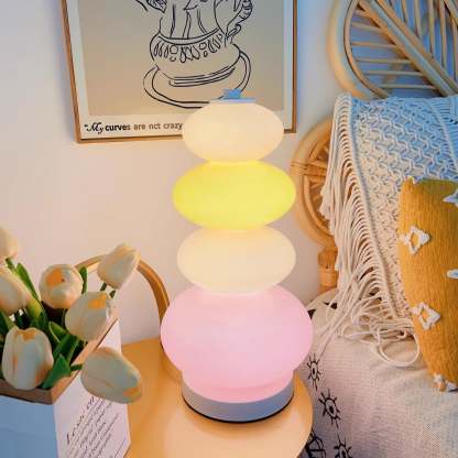 Morandi Moderne Design LED Rainbow Candy Unieke Glas Vloerlamp Metaal/Glas Slaapkamer/Woonkamer