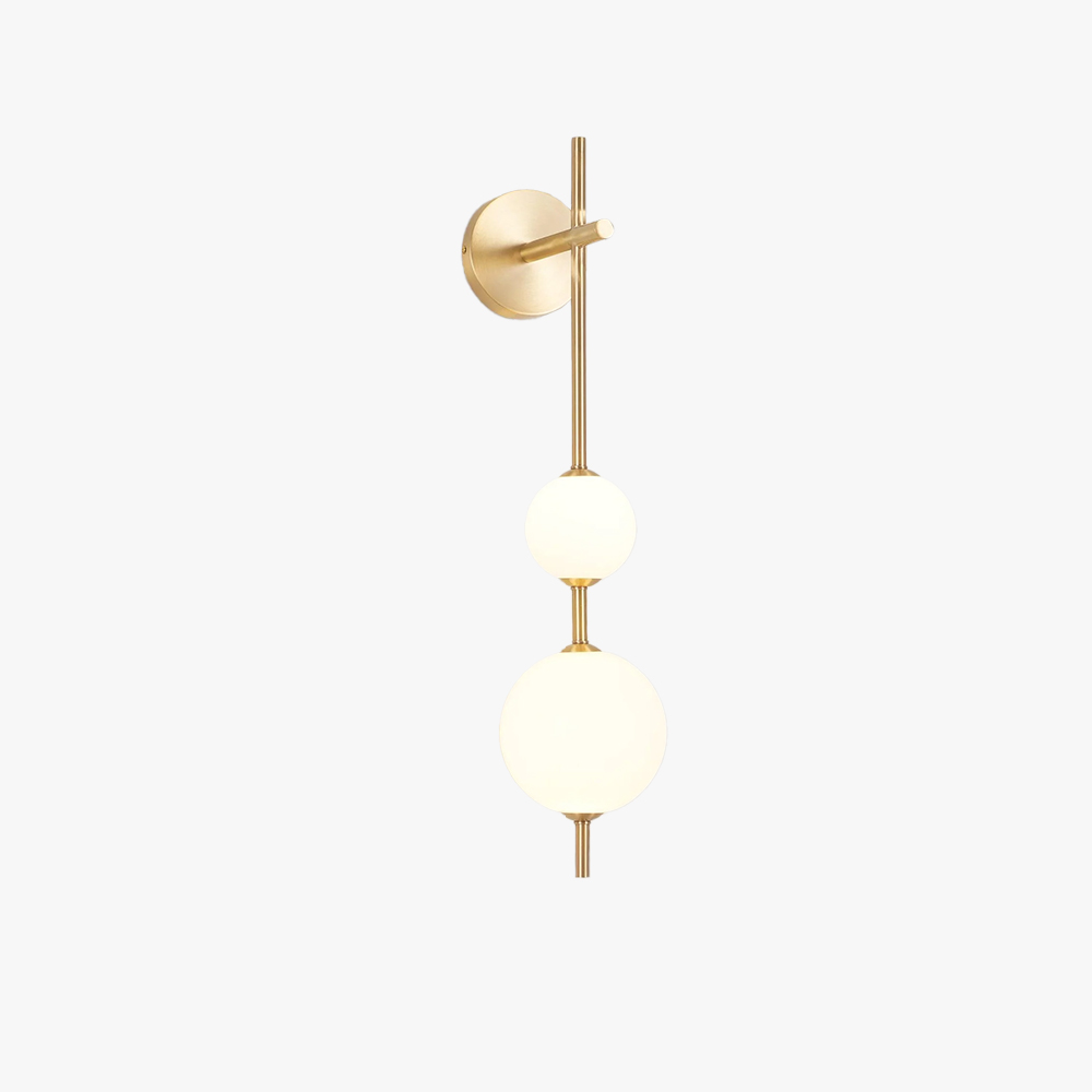 Edge Minimalism Metal Glass Plastic Wall Lamp Bedroom Living Room