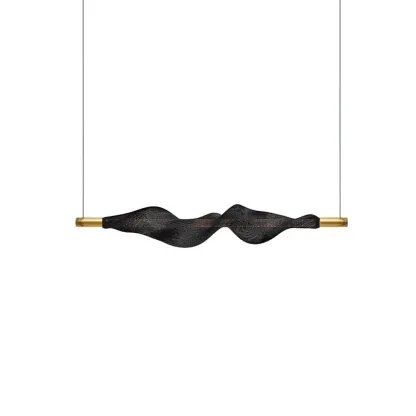 Edge Modern Unusual Fiber Pendant Light Shades Living Dining Room