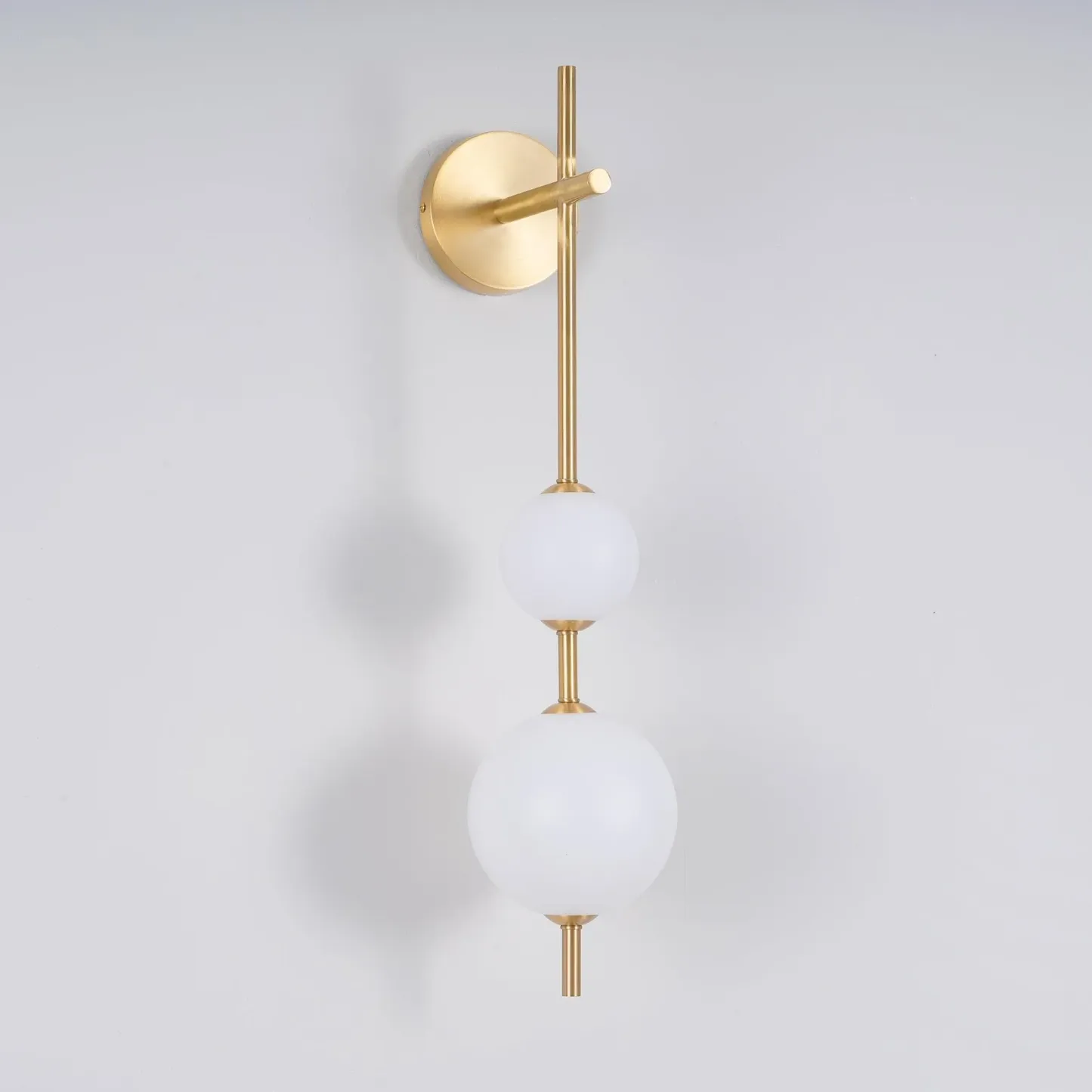 Edge Minimalism Metal Glass Plastic Wall Lamp Bedroom Living Room