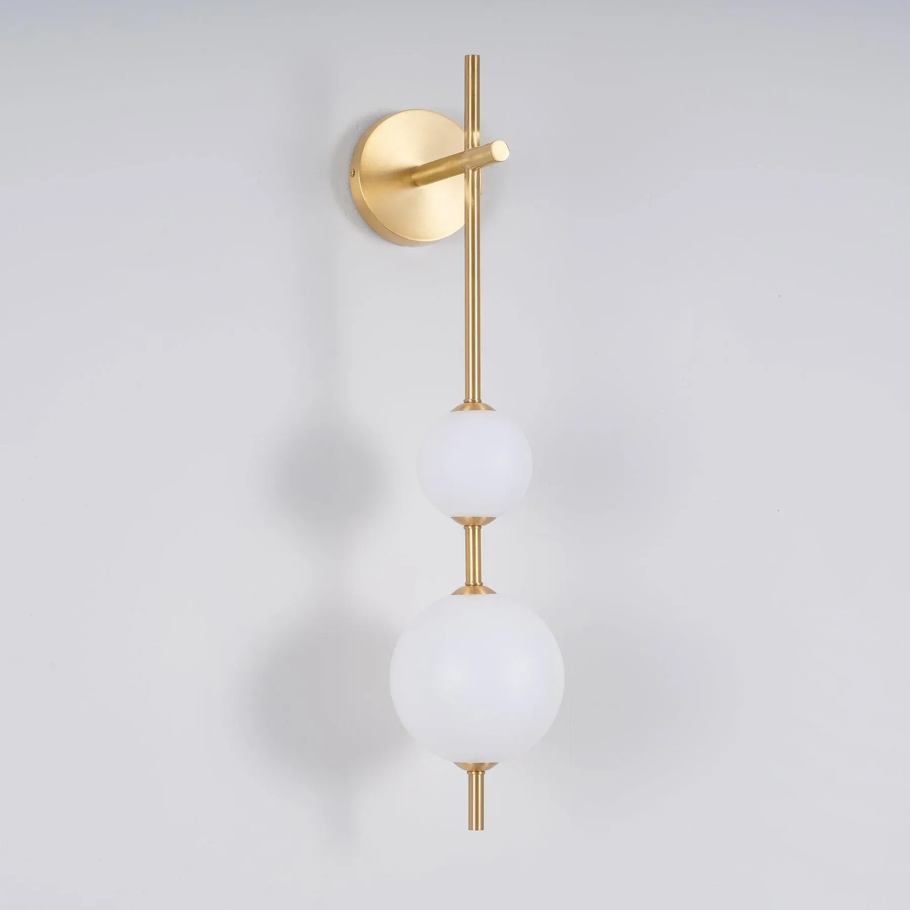 Edge Minimalism Metal Glass Plastic Wall Lamp Bedroom Living Room