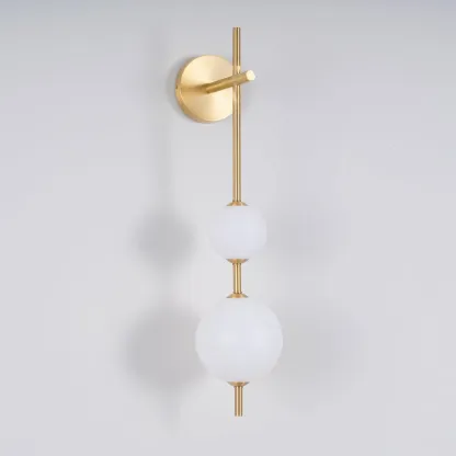 Edge Minimalism Metal Glass Plastic Wall Lamp Bedroom Living Room