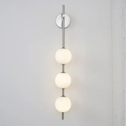Edge Minimalism Metal Glass Plastic Wall Lamp Bedroom Living Room