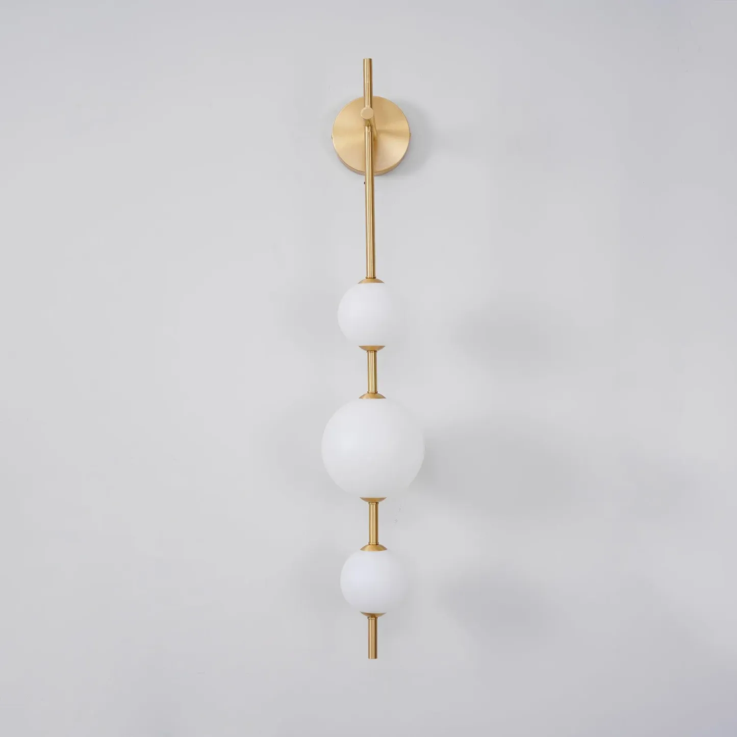 Edge Minimalism Metal Glass Plastic Wall Lamp Bedroom Living Room