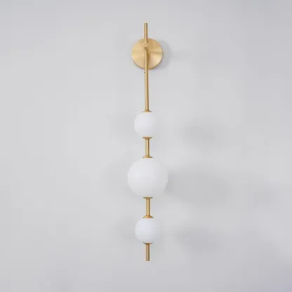 Edge Minimalism Metal Glass Plastic Wall Lamp Bedroom Living Room