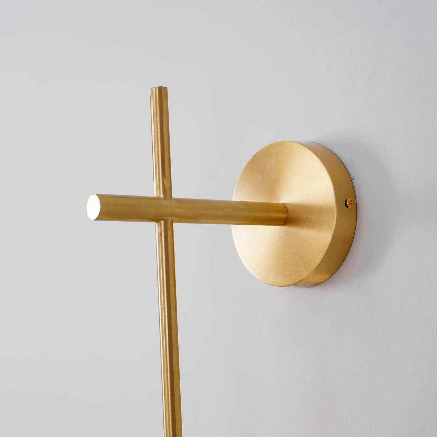 Edge Minimalism Metal Glass Plastic Wall Lamp Bedroom Living Room