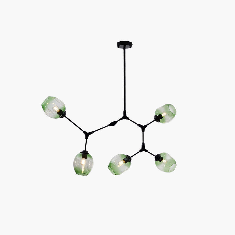 Valentina Ronde LED Hanglampen Metaal Glas Slaapkamer Woonkamer