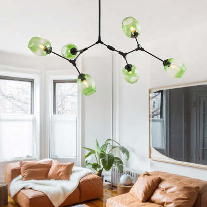 Valentina Ronde LED Hanglampen Metaal Glas Slaapkamer Woonkamer
