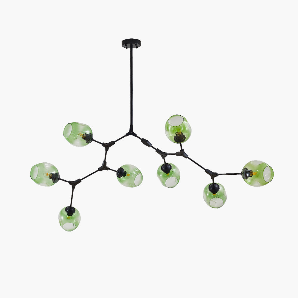 Valentina Ronde LED Hanglampen Metaal Glas Slaapkamer Woonkamer