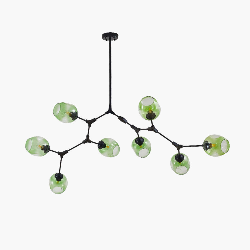 Valentina Ronde LED Hanglampen Metaal Glas Slaapkamer Woonkamer