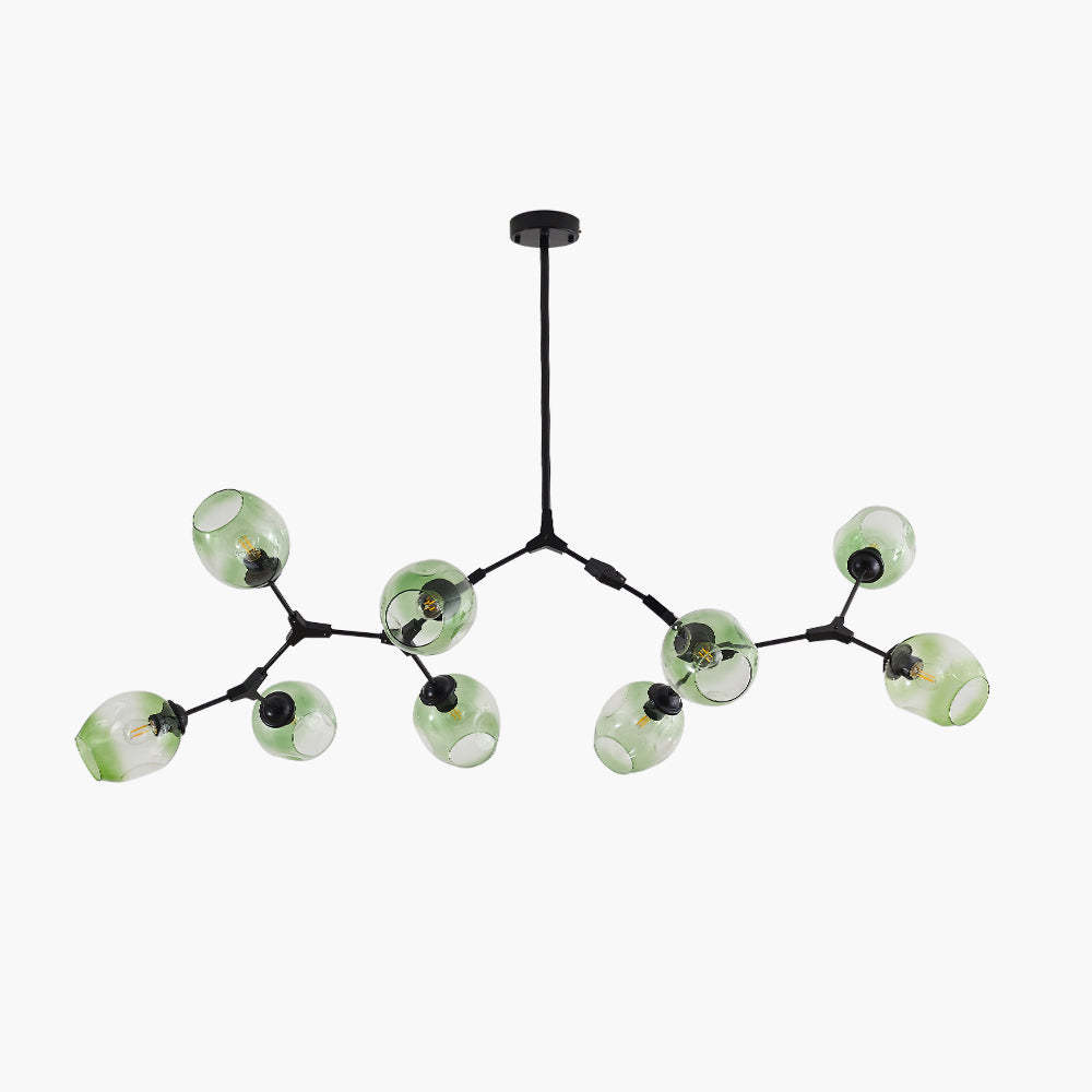 Valentina Ronde LED Hanglampen Metaal Glas Slaapkamer Woonkamer