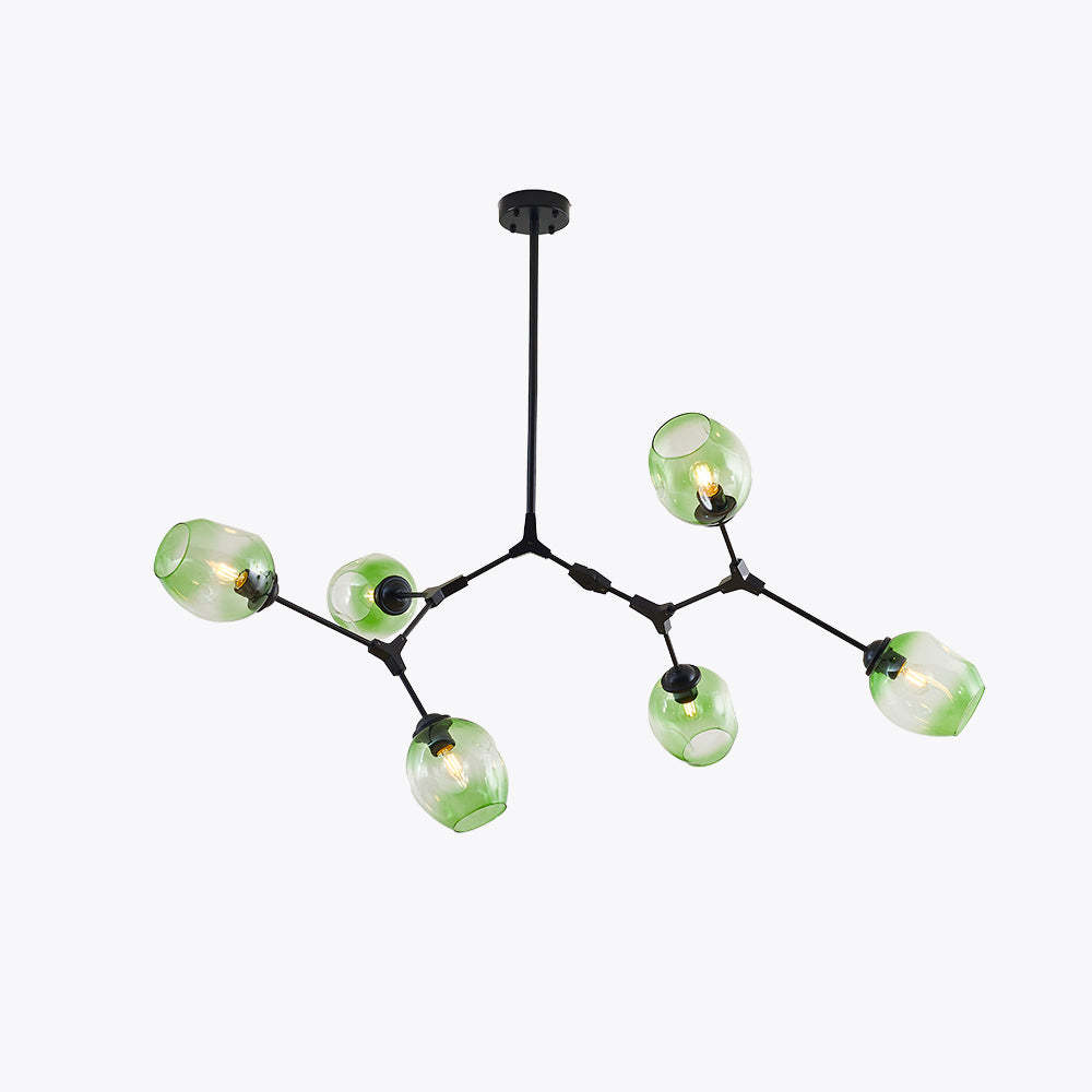 Valentina Ronde LED Hanglampen Metaal Glas Slaapkamer Woonkamer