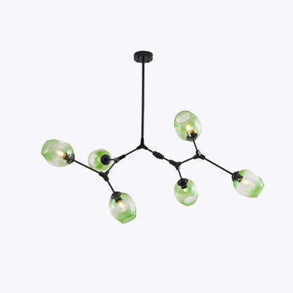 Valentina Ronde LED Hanglampen Metaal Glas Slaapkamer Woonkamer