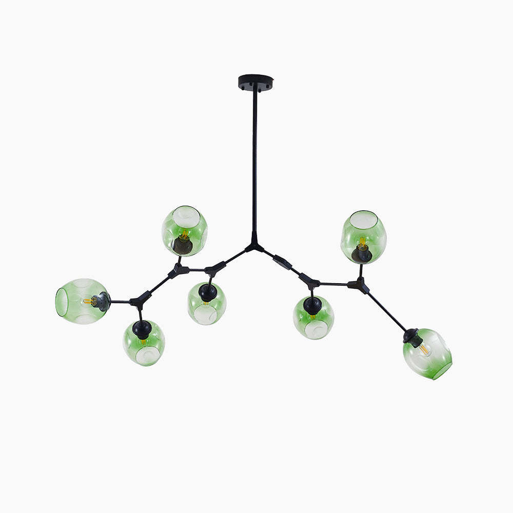 Valentina Ronde LED Hanglampen Metaal Glas Slaapkamer Woonkamer