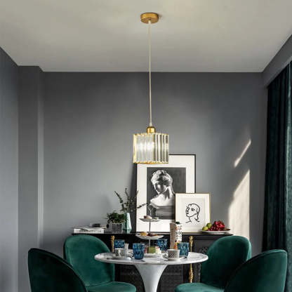 Herbert Moderne Cluster Cilinder Hanglampen Zwart Goud Glas Eetkamer