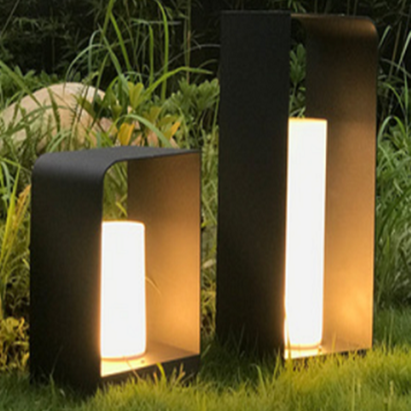 Orr Moderne Cilinder LED Buitenlamp Metaal Zwart Tuin/Stoeprand/Balkon