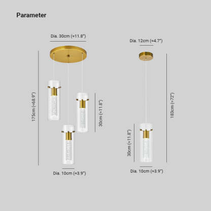 Quinn Moderne Ontwerper Metaal Glas Hanglampen Slaapkamer