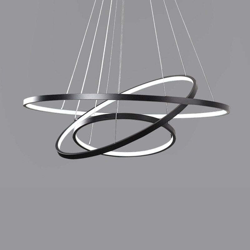 Arisha Design LED Hanglamp Gouden Wit Zwart Metaal Glas Eetkamer