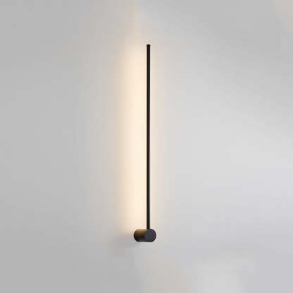 Edge Moderne Industrie Design LED Wandlamp Zwart Metaal Hal Tuin
