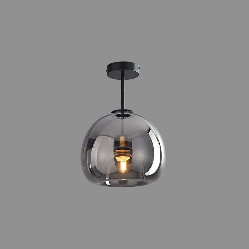 Sanna Moderne Ronde LED Plafondlamp Goud/Zwart Metaal/Glas Slaap/Eet/Woonkamer