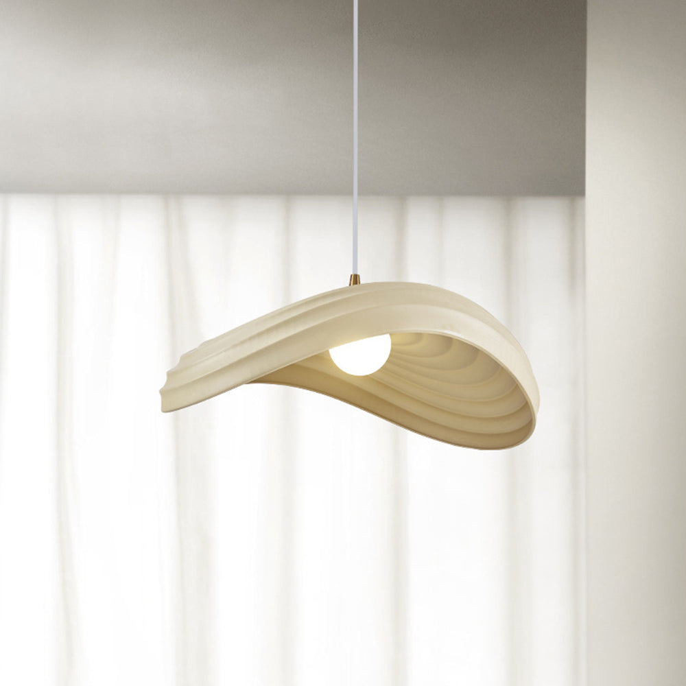 Renée Moderne LED Hanglamp Metaal/Stof Wit/Beige/Groen Slaapkamer