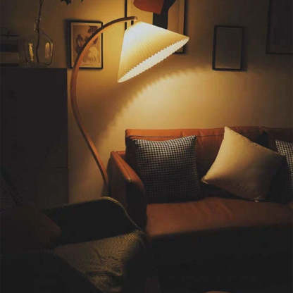 Ozawa Modern Minimalistisch Vloerlampen LED Wit Beige Koffie Slaapkamer