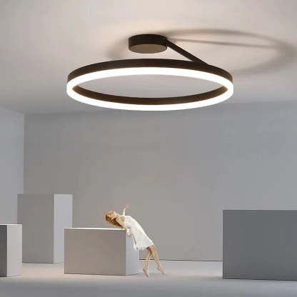 Arisha Moderne Design Gouden LEDPlafondlampen Wit Zwart Metaal