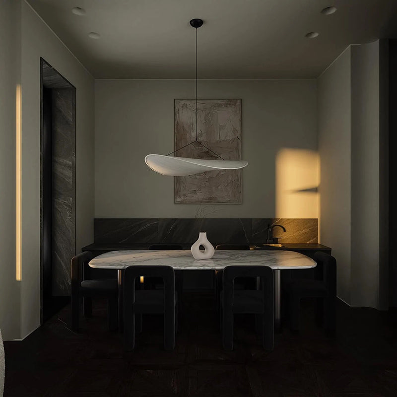 Renée Moderne LED Hanglamp Metaal/Kunstzijde Wit Slaap/Eet/Woonkamer