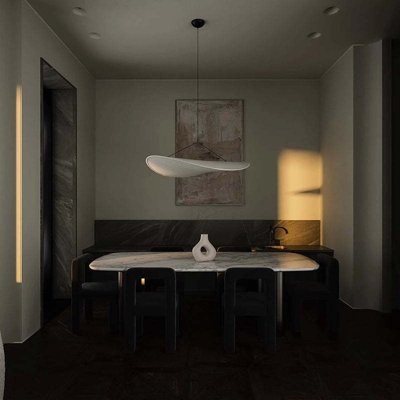 Renée Moderne LED Hanglamp Metaal/Kunstzijde Wit Slaap/Eet/Woonkamer