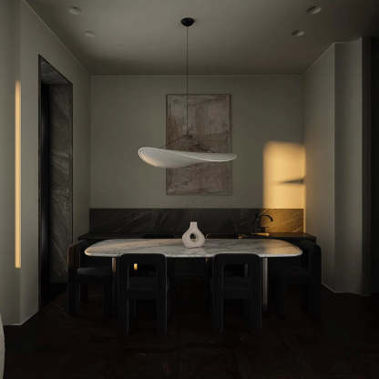 Renée Moderne LED Hanglamp Metaal/Kunstzijde Wit Slaap/Eet/Woonkamer