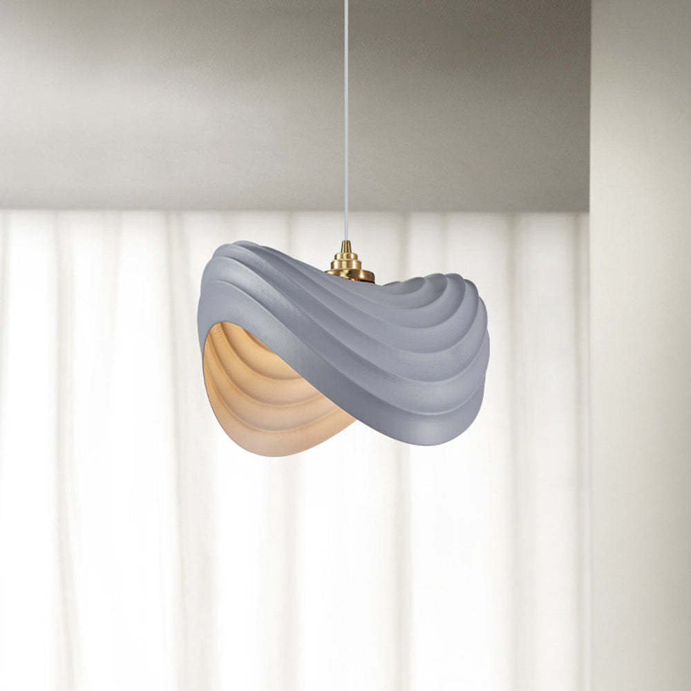 Renée Moderne LED Hanglamp Metaal/Stof Wit/Beige/Groen Slaapkamer
