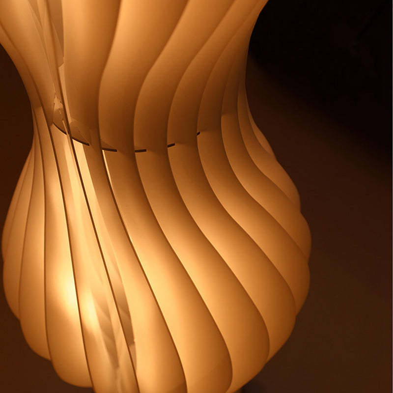 Salgado Vloerlampen Gevormd Grasrok Wit Metaal/Acryl Woonkamer/Slaapkamer