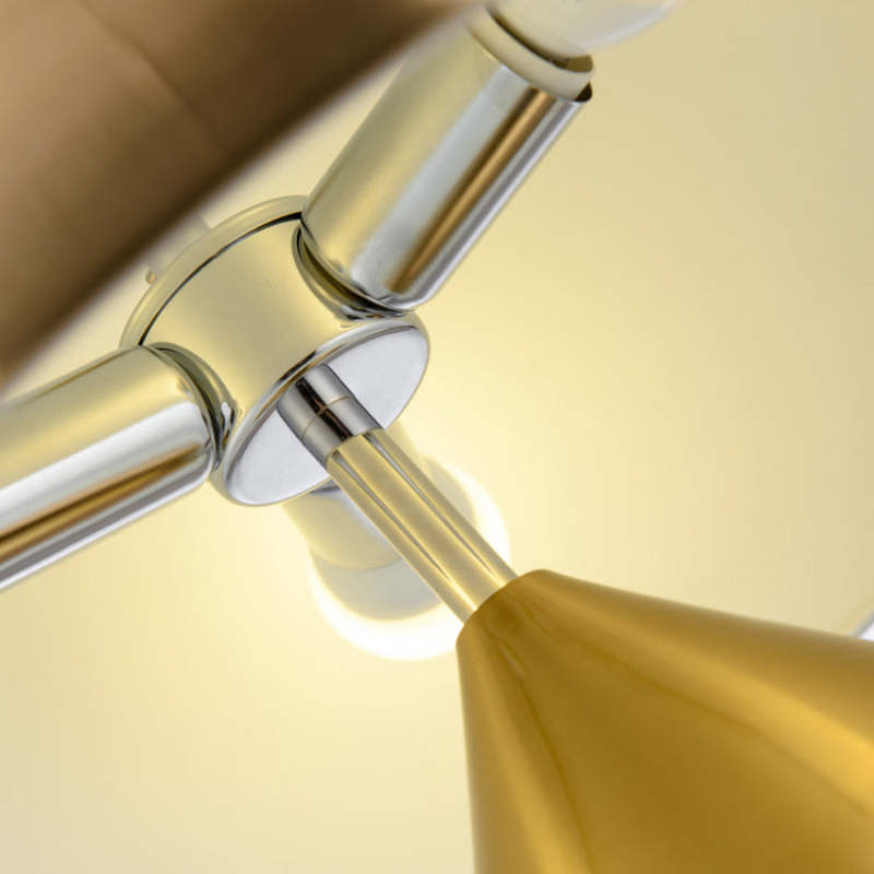 Quinn Mushroom LED Zwart Wit Goud Tafellampen Metaal Eetkamer