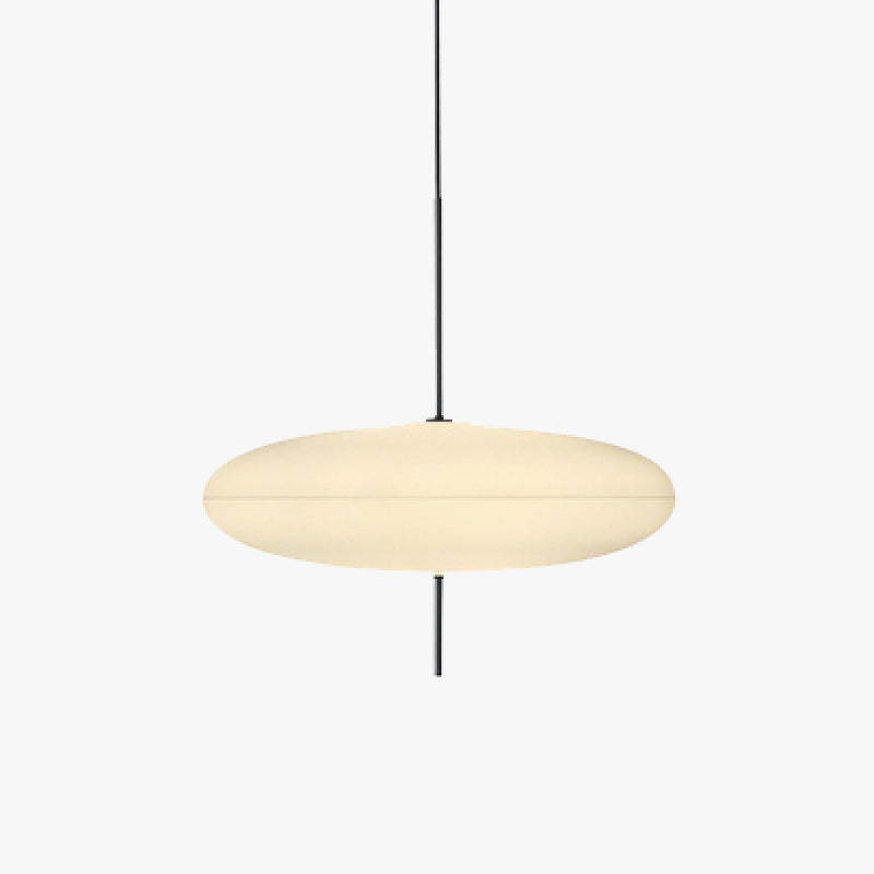 Leilani Vintage Ovaal LED Hanglampen Wit/Zwart Metaal/Acryl Slaapkamer