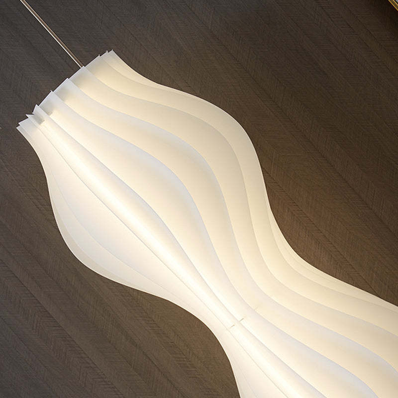 Salgado Vloerlampen Gevormd Grasrok Wit Metaal/Acryl Woonkamer/Slaapkamer