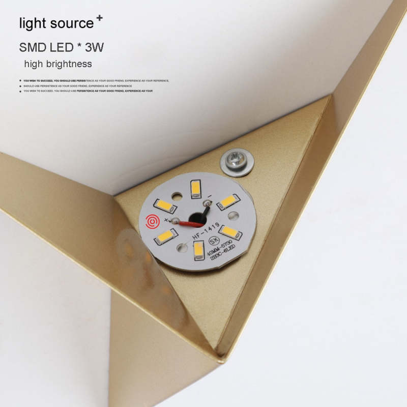 Orr Modern Minimalistisch Driehoek LED Wandlampen Zwart Wit Binnen