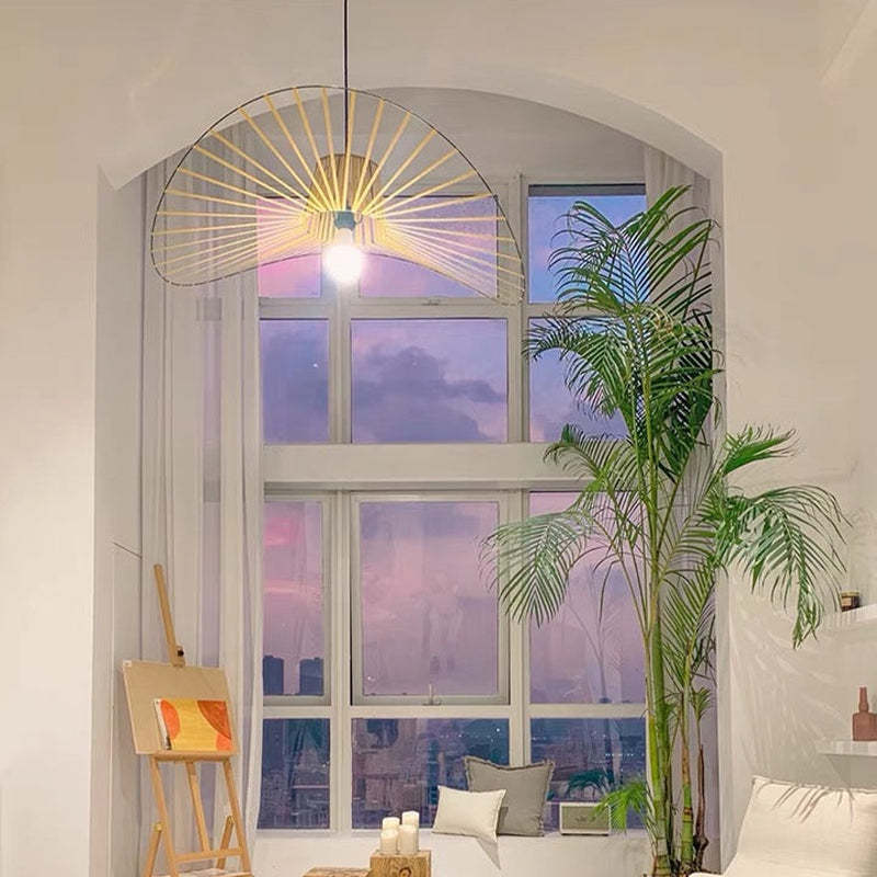 Renée Design LED Hanglamp Zwart/Bruin/Gouden/Wit Rotan Woon/Slaapkamer