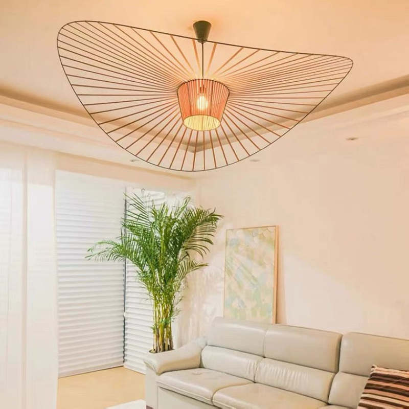 Renée Design LED Hanglamp Zwart/Bruin/Gouden/Wit Rotan Woon/Slaapkamer