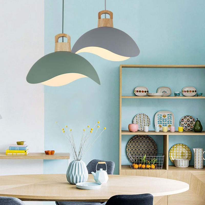 Morandi Moderne LED Hanglampen Zwart Metaal Slaapkamer Eetkamer