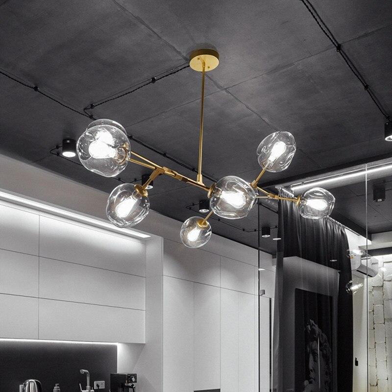 Valentina Ronde LED Hanglampen Metaal Glas Slaapkamer Woonkamer