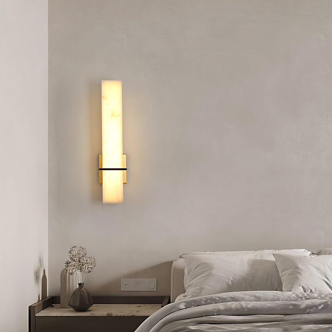 Jade Modern Luxury Long Alabaster Wall Light Shades Hallway Bedroom