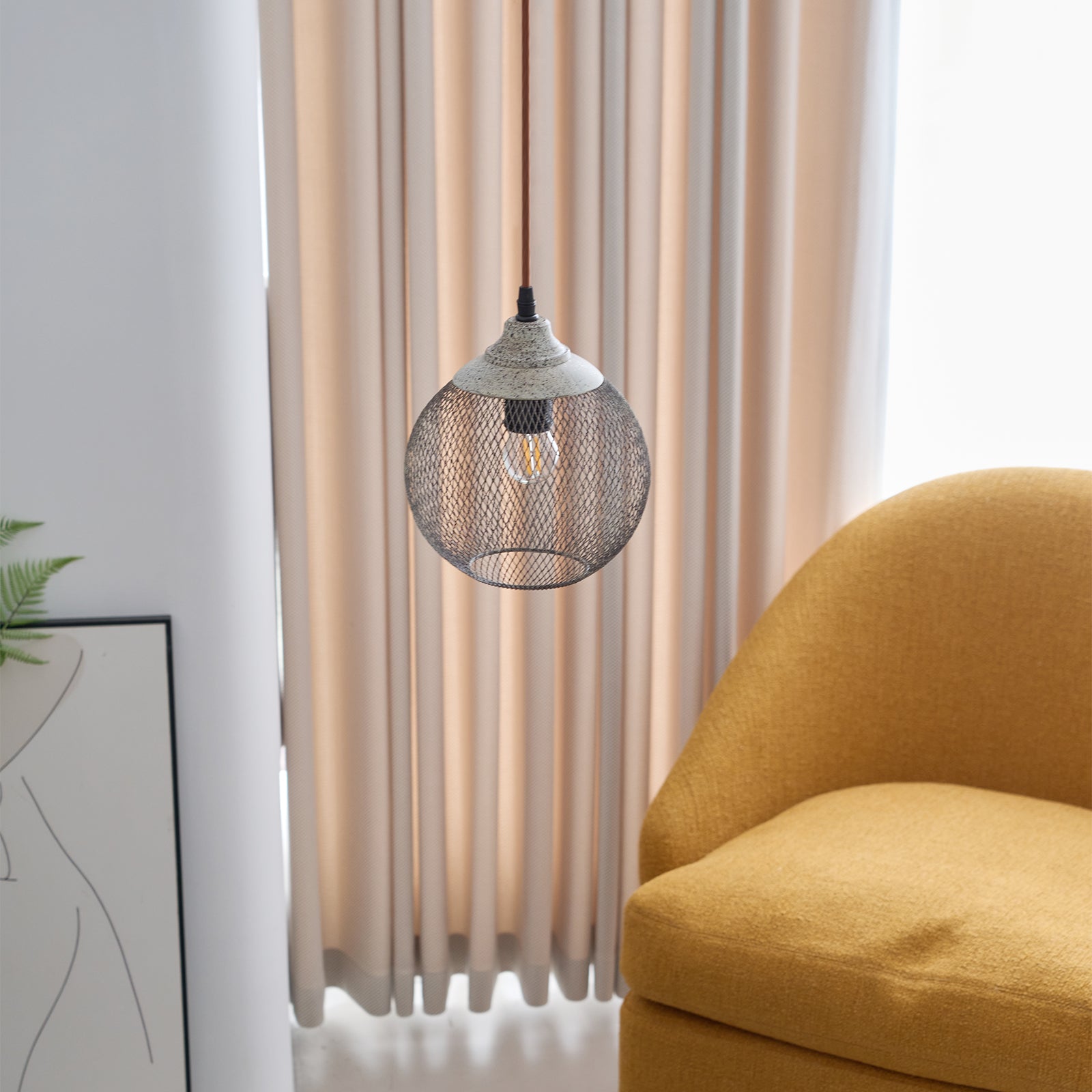 Hailie Modern Metaal Roest Hanglampen Eetkamer Slaapkamer