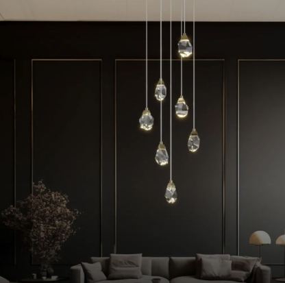 Marilyn Moderne LED Kroonluchters Wit Glas Slaapkamer Woonkamer