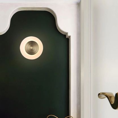 Orr Minimalism Round Moon Wall Lamp Dining Room Bedroom