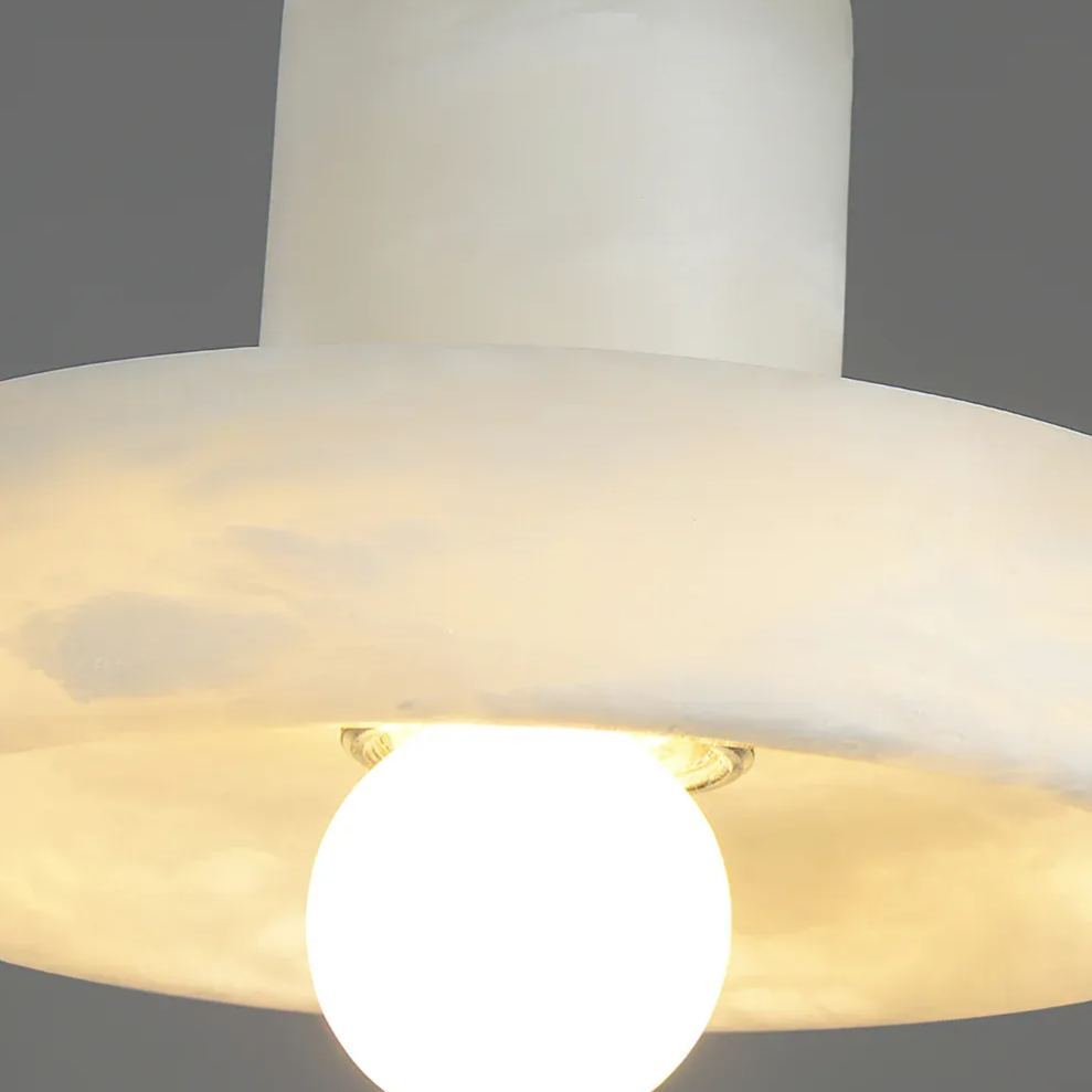 Ozawa Modern Round Rasin Pendant Light Bedroom Dining Room